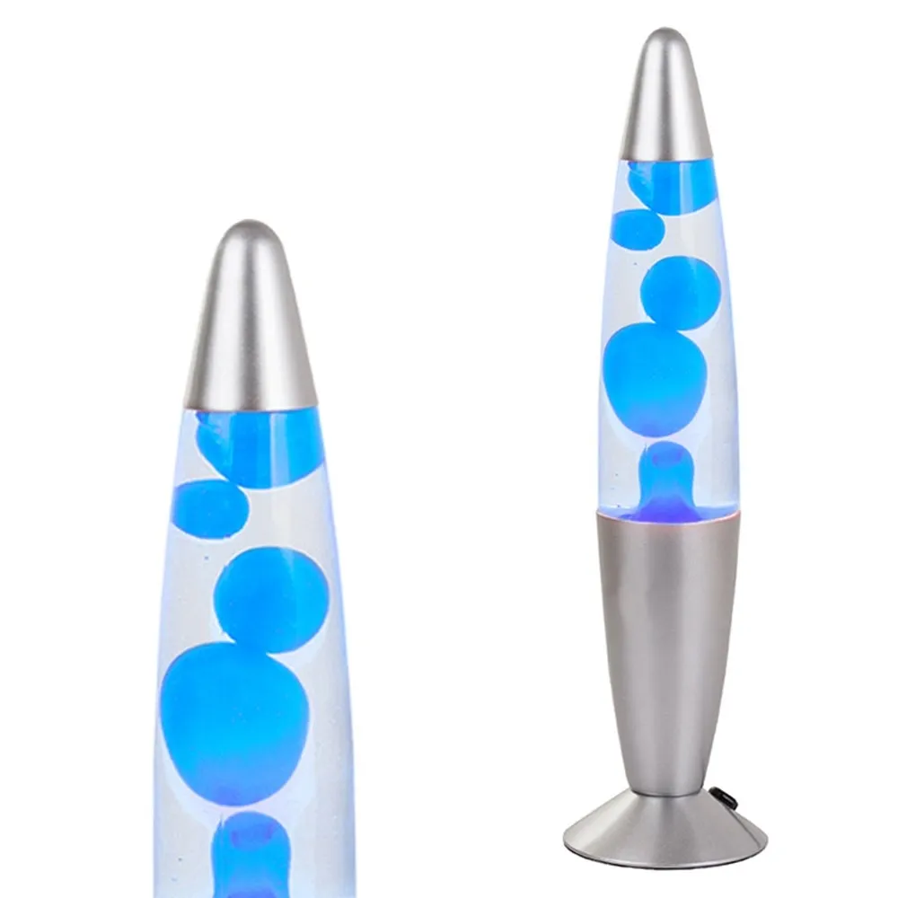 Lavalampe / LED-lampe - 34 cm - Blue