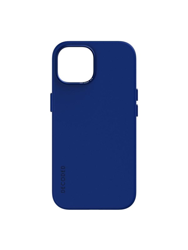 Decoded AntiMicrobial Silicone Backcover for iPhone 15 Galactic Blue
