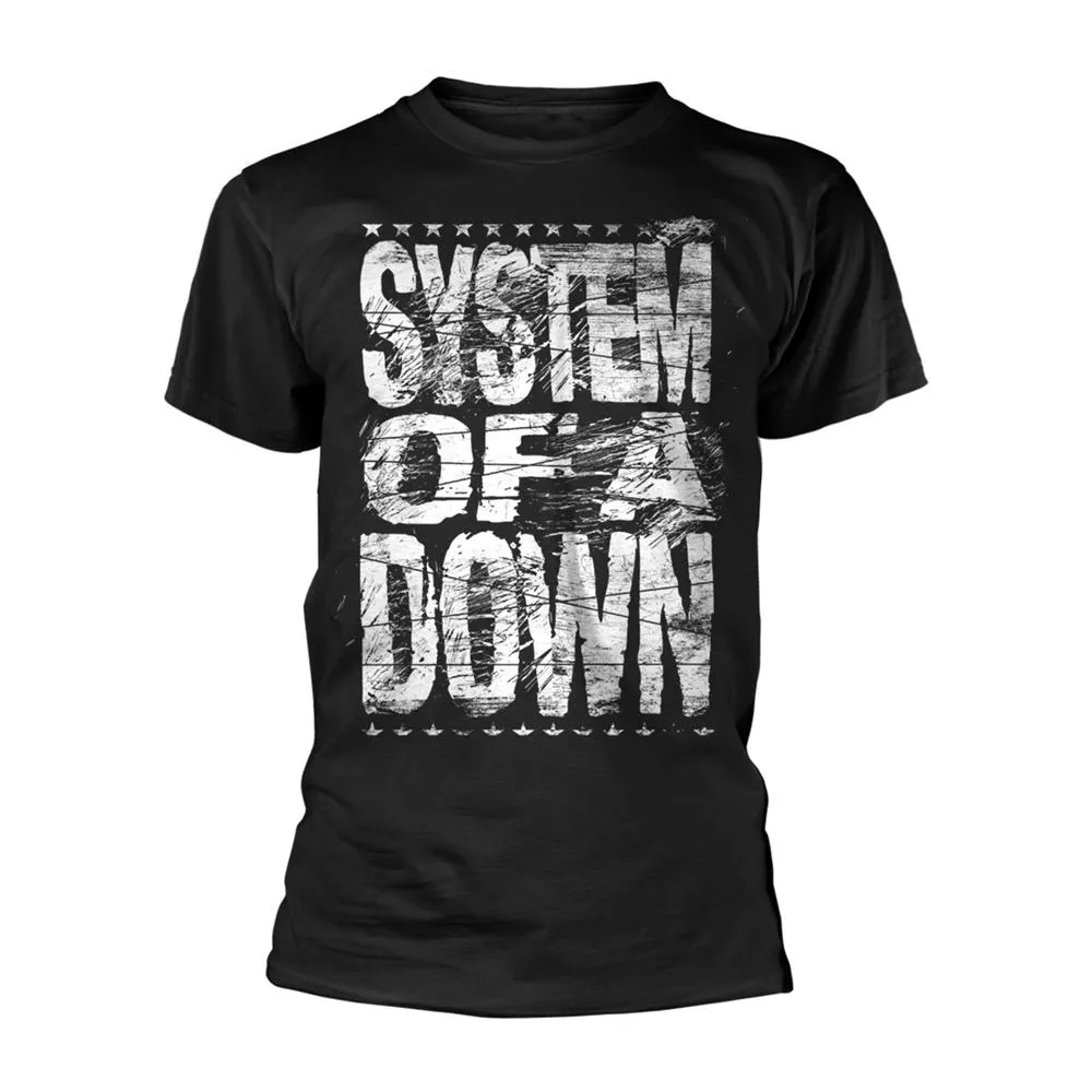 System Of A Down Unisex Adult Distressed T-Shirt