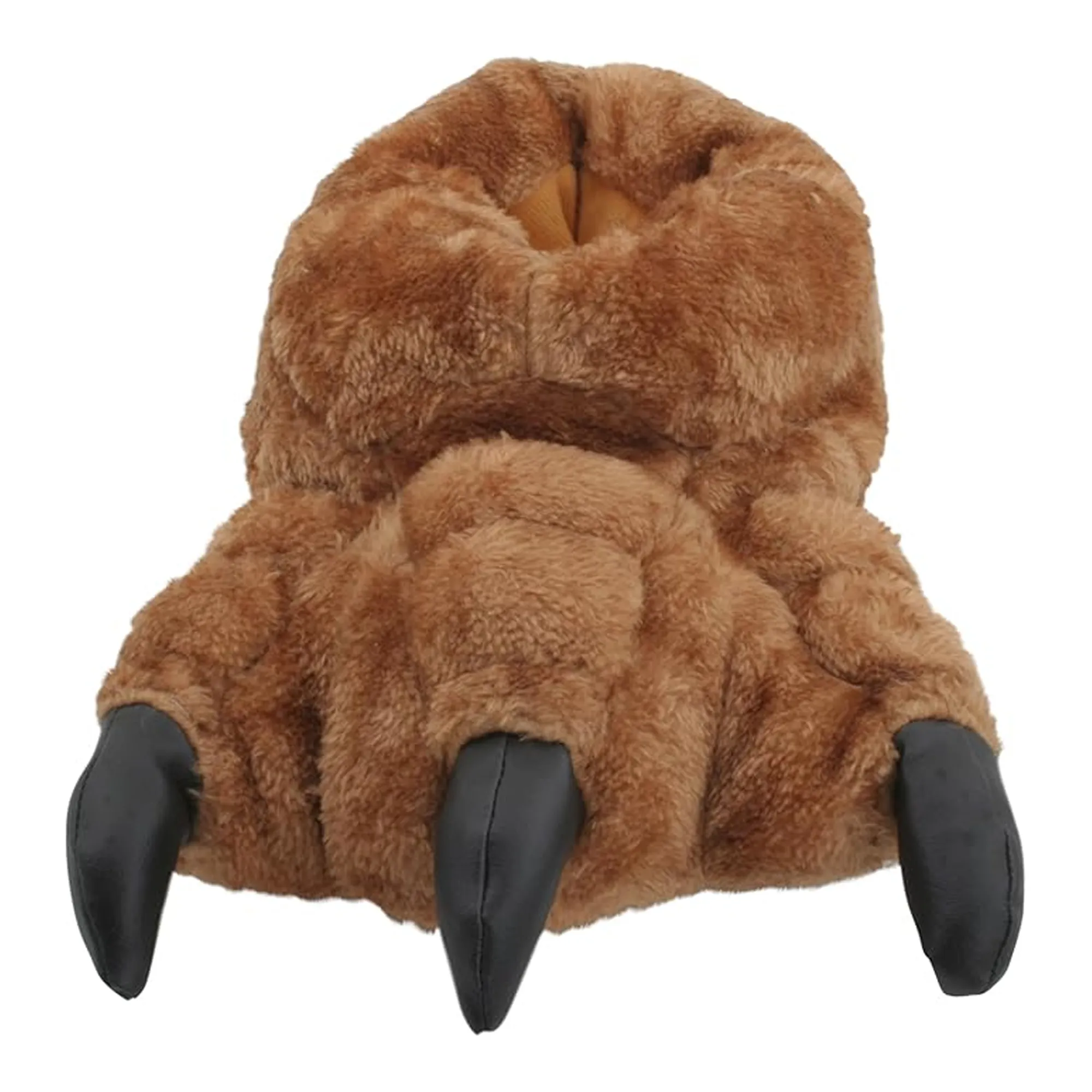Slumberzzz Mens Monster Claw Plush 3D Slippers