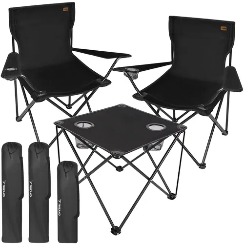 Campingstoler med Bord - 3-deler