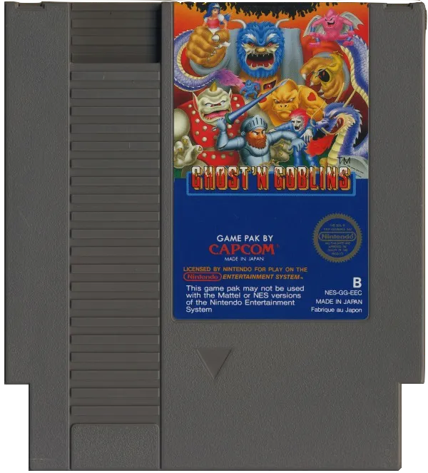 Ghost´n Goblins - Nintendo 8-bit/NES - PAL B/SCN (BRUKT VARE)