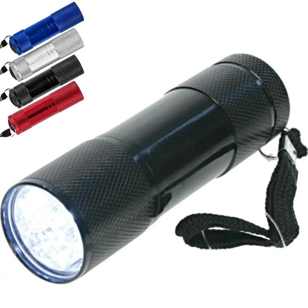 2-Pak - Lommelykt / LED-lys - Bærbar - 9 LED
