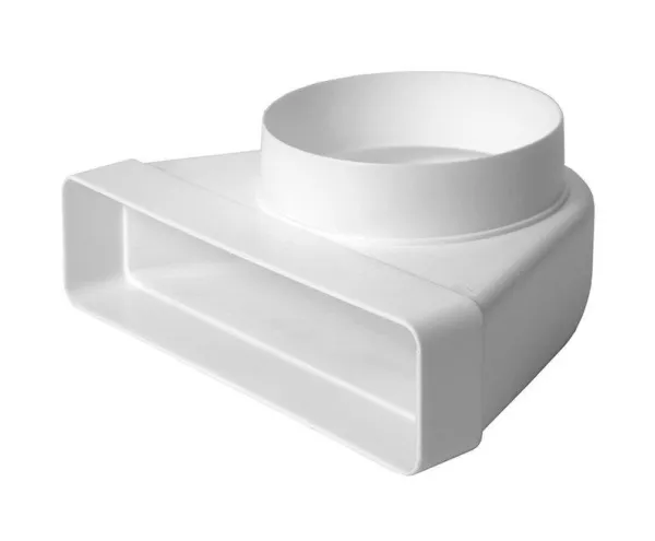Europlast ventilasjonsalbue 220x55 mm D125 mm
