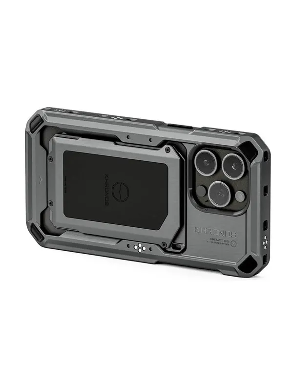 Tilta Khronos iPhone 15 Pro Case Space Grey