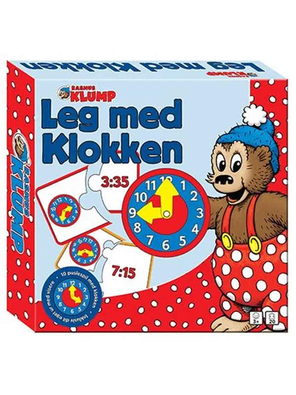 Barbo Toys Rasmus Klump - Leg med Klokken