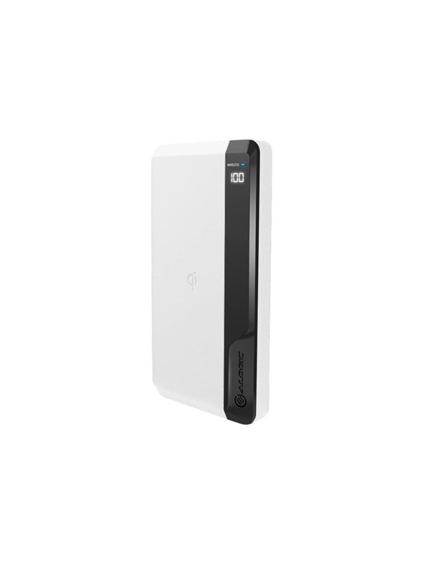ALOGIC USB-C 10.000mAh Wireless Power Bank Ultimate Nødlader - Hvit - 10000 mAh
