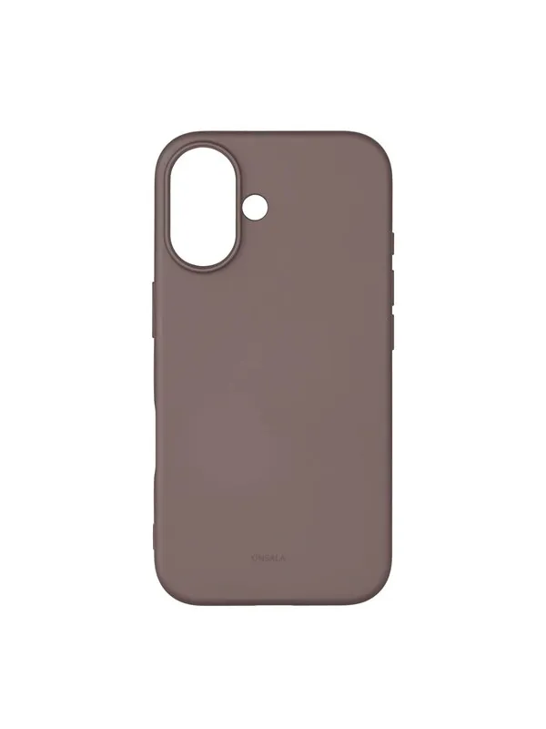 ONSALA Phone Case with Silicone Feel Chocolate - iPhone 16
