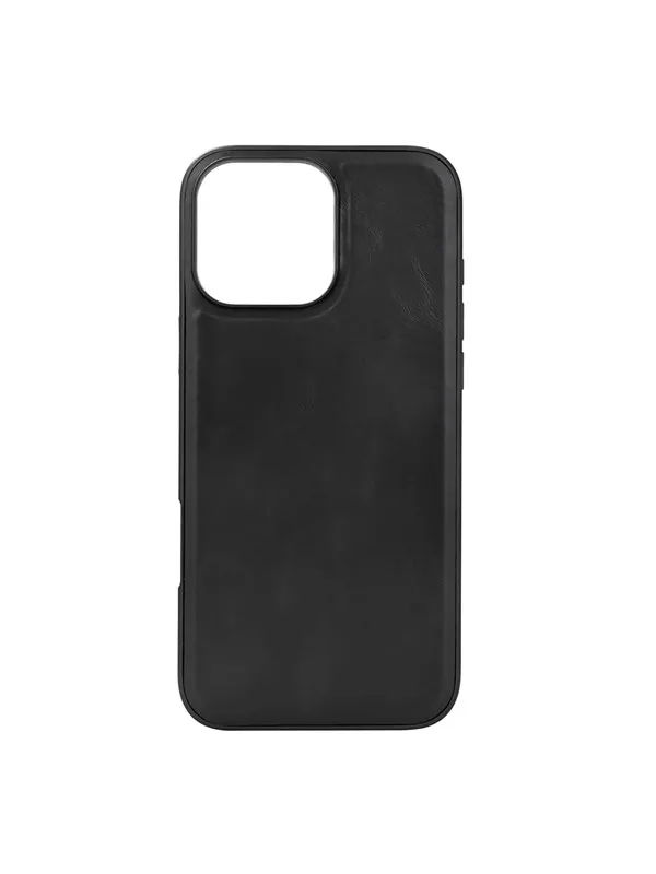 Buffalo Leather Backcover MagSeries for iPhone 16 Pro Max - Black