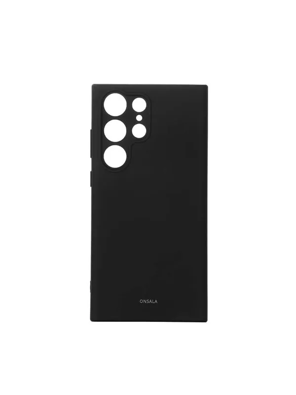 ONSALA Phone Case Silicone Black - Samsung S23 Ultra 5G