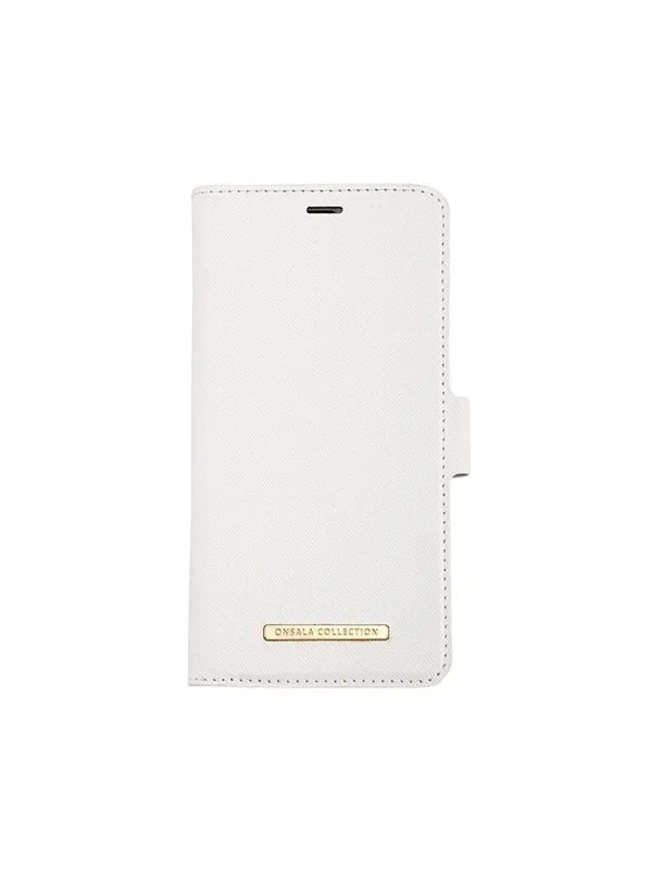 ONSALA Wallet Case Saffiano White - iPhone 11 Pro Max
