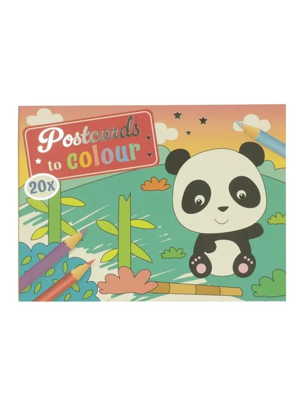 Wins Holland - Postcards Coloring Wild Animals