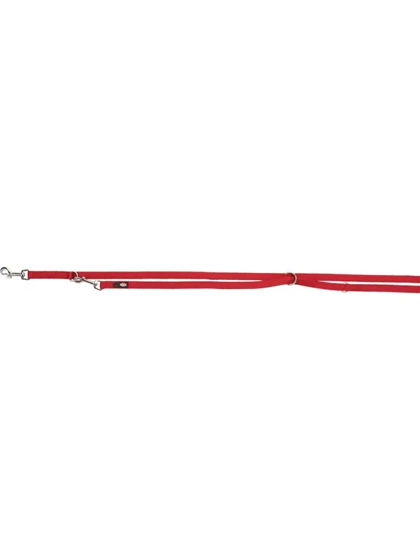 Trixie Premium adjustable lead double-layered L-XL: 2.00 m/25 mm red