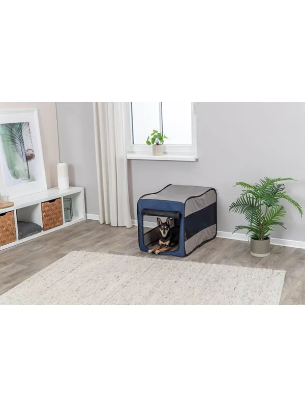 Trixie Hundebur Twister sammenleggbart polyester pop-up reisebur liten-middels 50x52x76cm