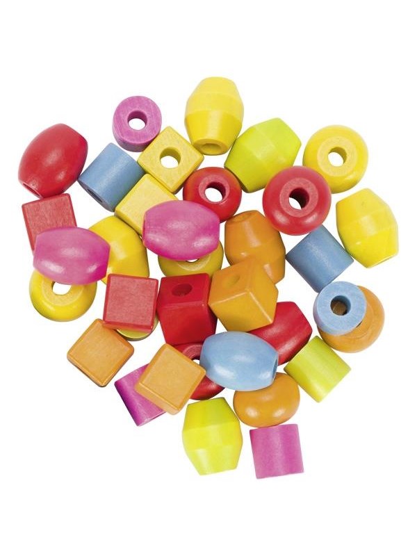Goki Wooden Bead Set 45pcs.
