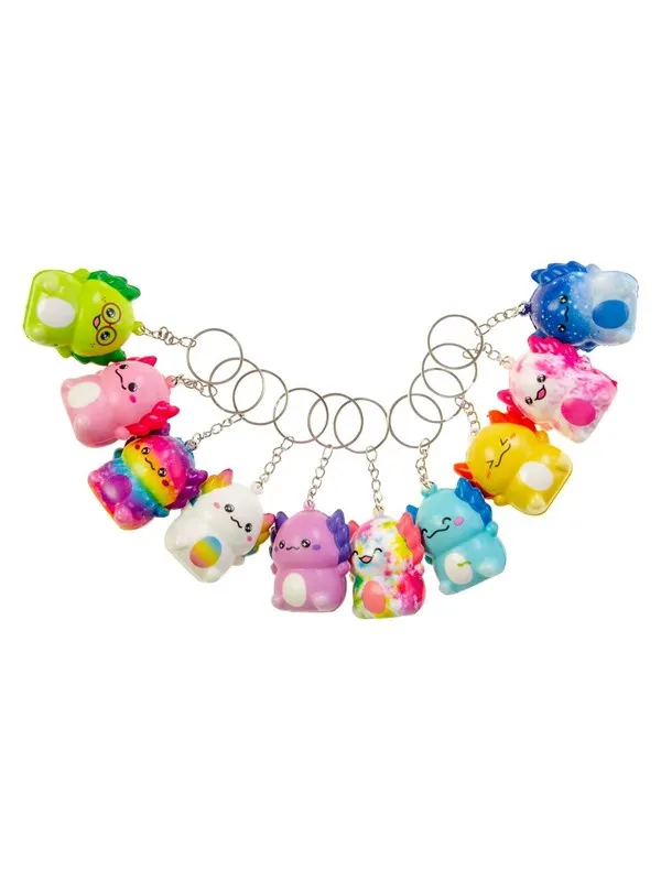 Duckiez Foam Axolotl Keychain