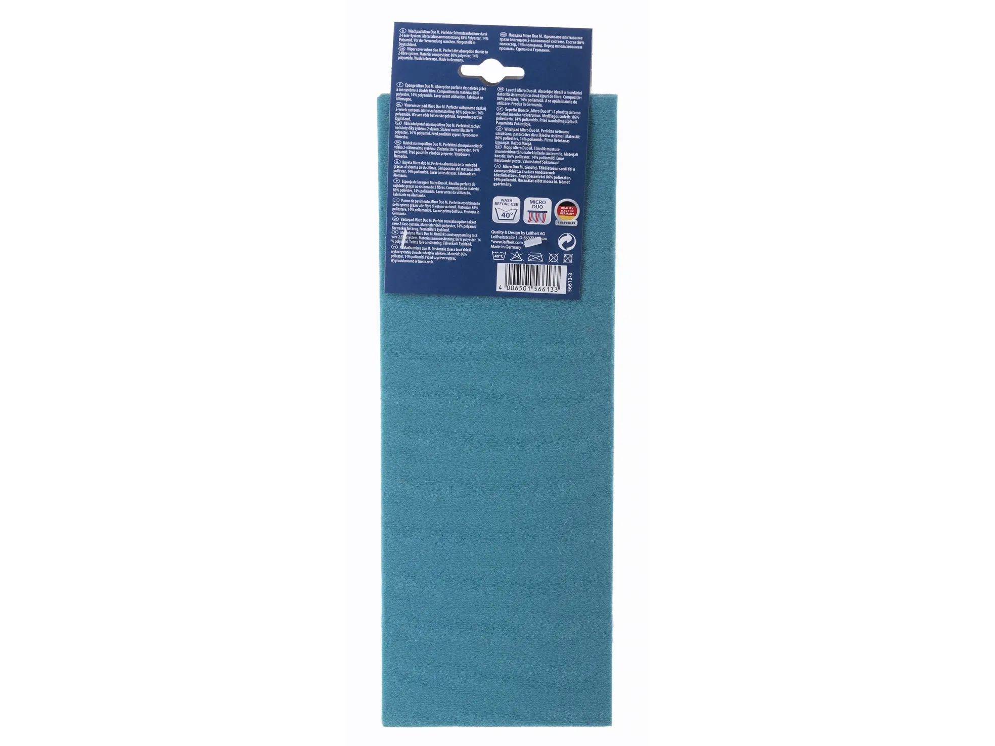 Leifheit Picobello micro duo Cover 33 cm White/Green