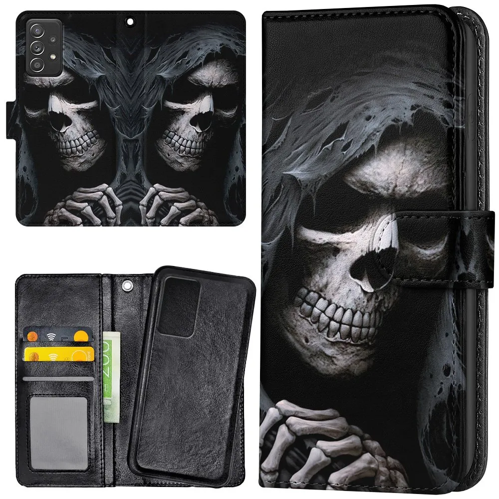 Samsung Galaxy A53 5G - Lommebok Deksel Grim Reaper