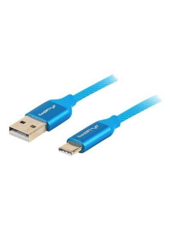 Lanberg Premium - USB-C cable - USB-C to USB - 1 m