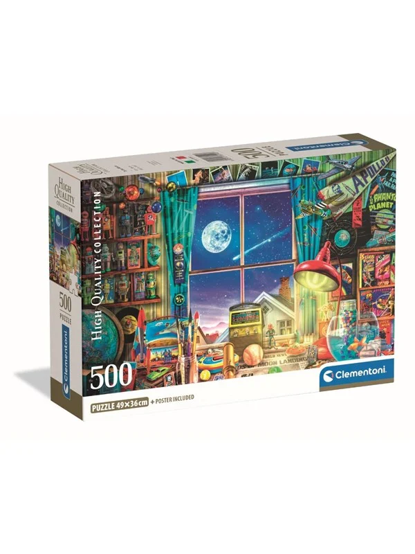 Clementoni Jigsaw Puzzle To the Moon 500pcs. Gulv