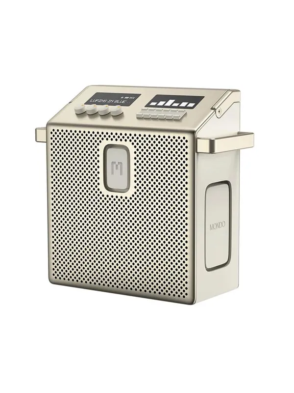 Mondo by Defunc Bluetooth Speaker Medium Silver/Greige