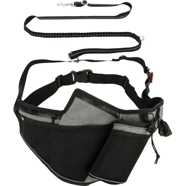 Trixie Jogging Belt with lead 70-130 cm/23cm.1.15-1.50 m/20mm