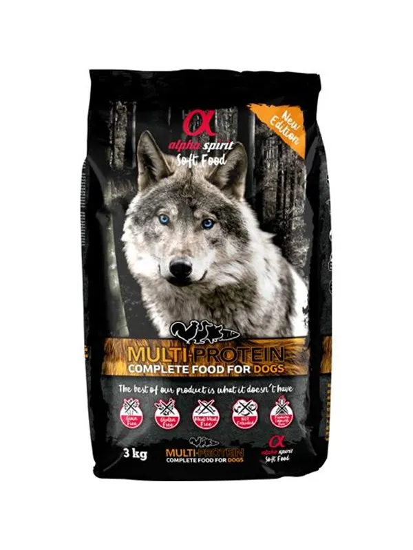 Alpha Spirit Semi-moist Multiprotein 3 kg