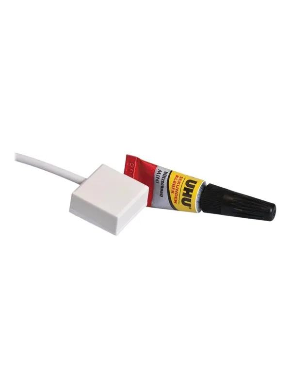 ABUS Potential-free Glass Breakage Detector with Adhesive - gas sensor - white