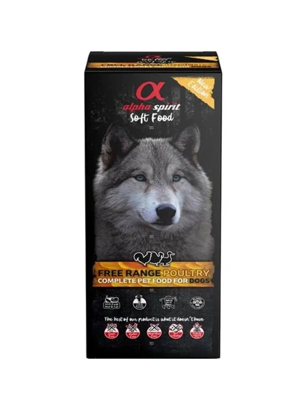 Alpha Spirit Semi-moist Poultry 9 kg (45x200g)