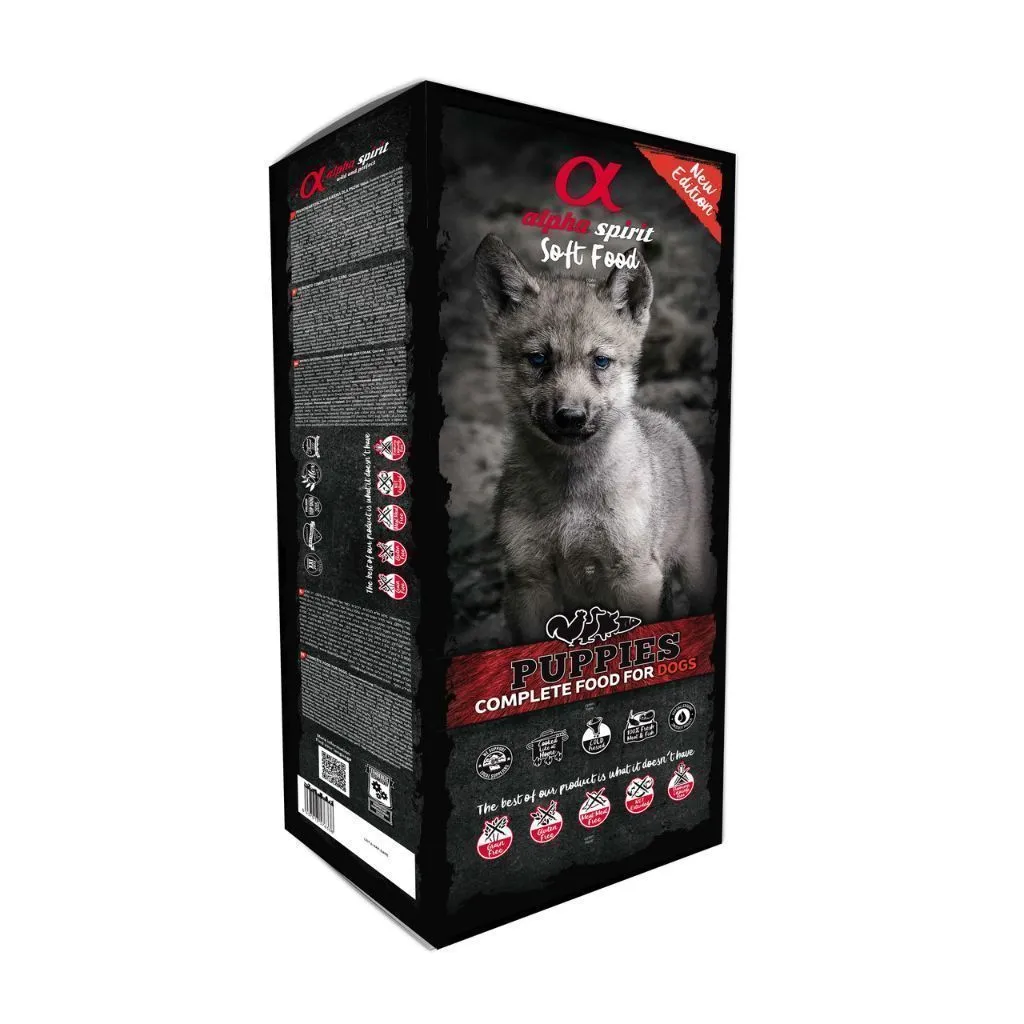 Alpha Spirit Semi-moist for Puppies 9 kg (45x200g)