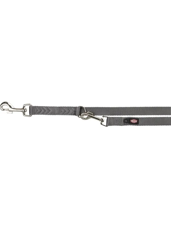 Trixie Premium adjustable lead XS-S: 2.00 m/15 mm graphite