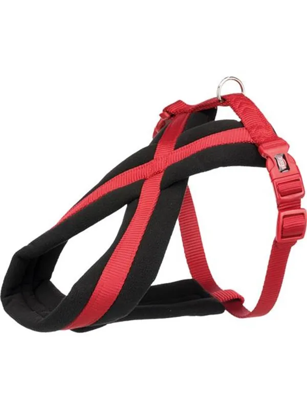 Trixie Premium touring harness L: 60-100 cm/25 mm red