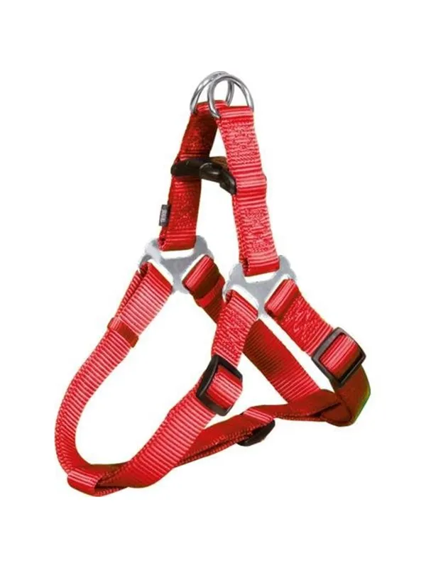 Trixie Premium One Touch harness M: 50-65 cm/20 mm red