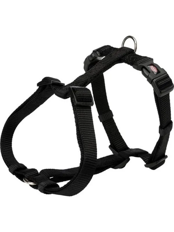 Trixie Premium H-harness XXS-XS: 20-32 cm/10 mm black