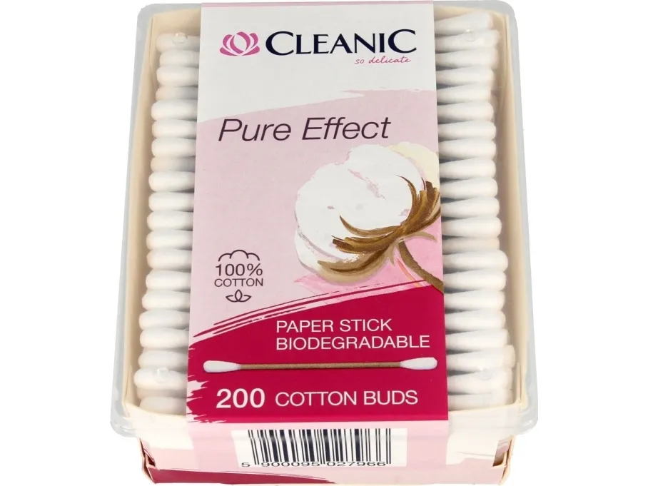 Cleanic Cleanic Pure Effect bomullsknopper 1 pakke - 200 stk