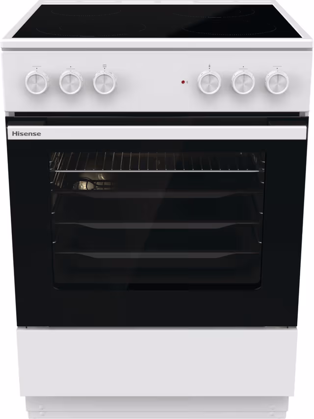 Hisense Keramisk komfyr H2CC8617WB (60cm)