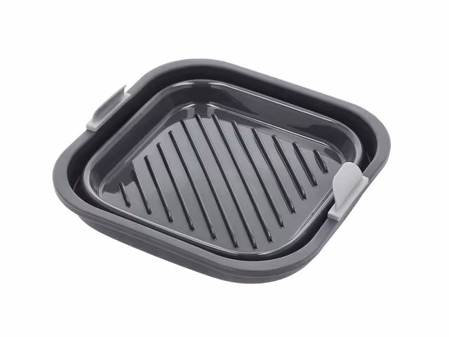 HOLM Square Silicone mould for airfryer 19 x 19 x 6 cm
