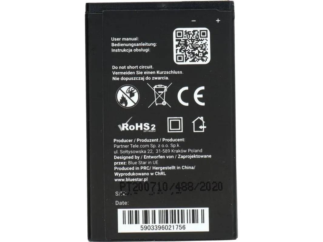 Batteripartner Tele.com Batteri for Nokia 3310 (2017)/230/225 1200 mAh Li-Ion Blue Star