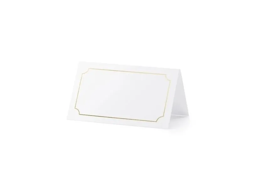 PartyDeco WS8-019ME-KARTON, Stedskort, 50 stykker, 105 mm, 160 mm