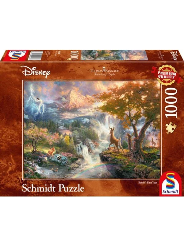 Schmidt Puzzle - Thomas Kinkade: Disney - Bambi (1000)
