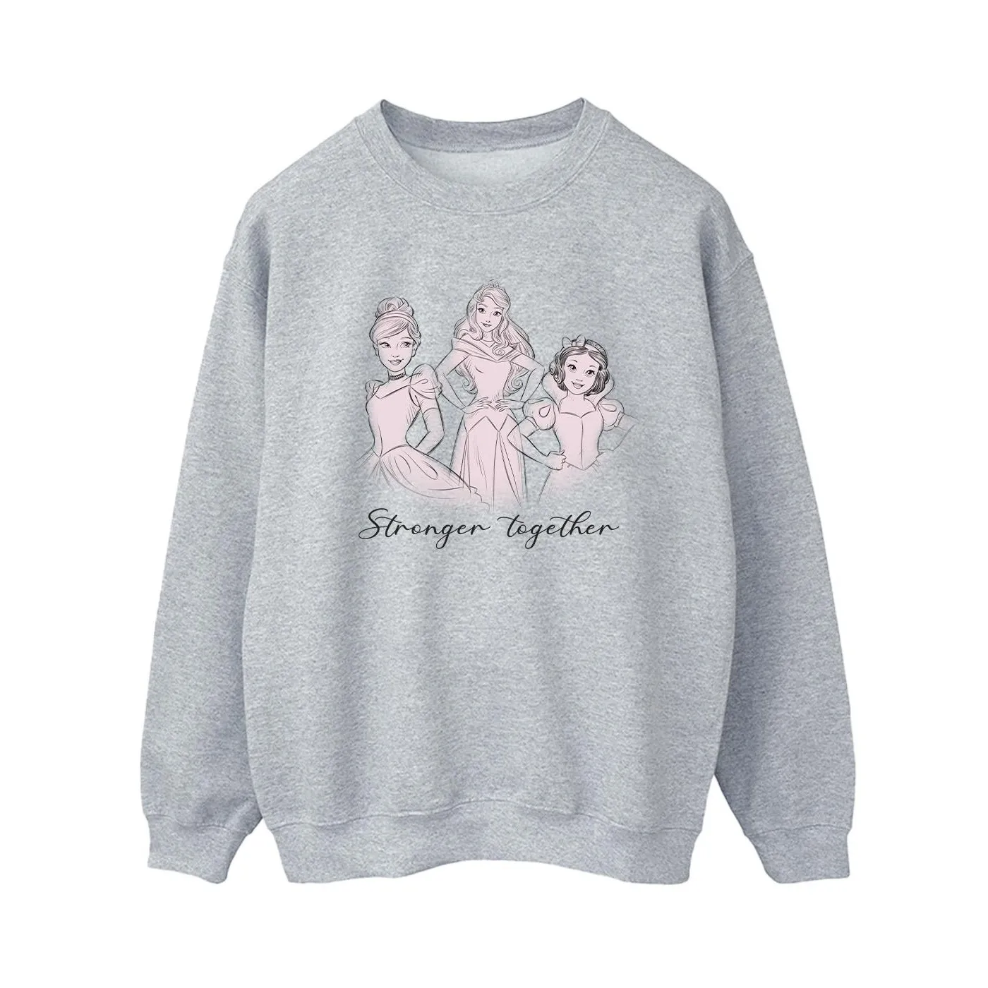 Disney Womens/Ladies Princesses Stronger Together Sweatshirt