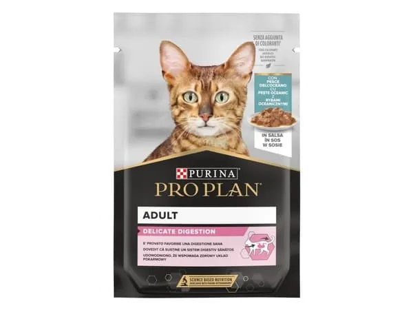 Purina PURINA Pro Plan Delikat kalkunfisk i saus Multipack - våt kattemat - 10x85 g