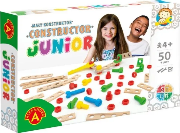 Junior Træ Konstruktionsbyggesæt 50 dele