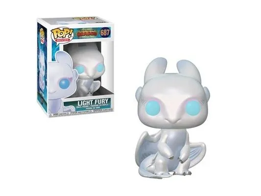 FUNKO POP! vinylfigur: Hvordan trene dragen din 3 - Light Fury