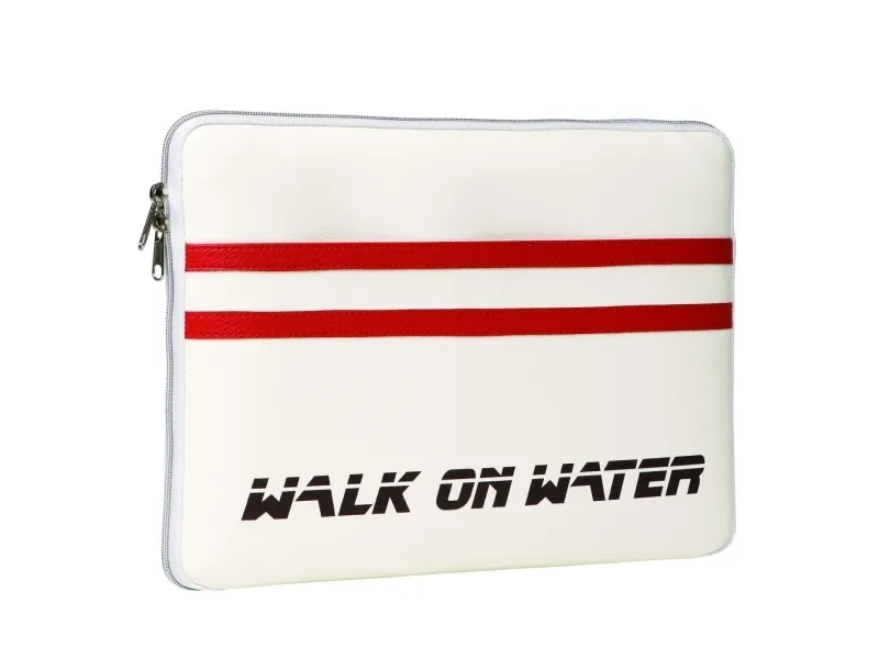 Walk On Water Laptop Boarding Skin - Notebookhylster - 13.3" - rød, gulaktig hvit