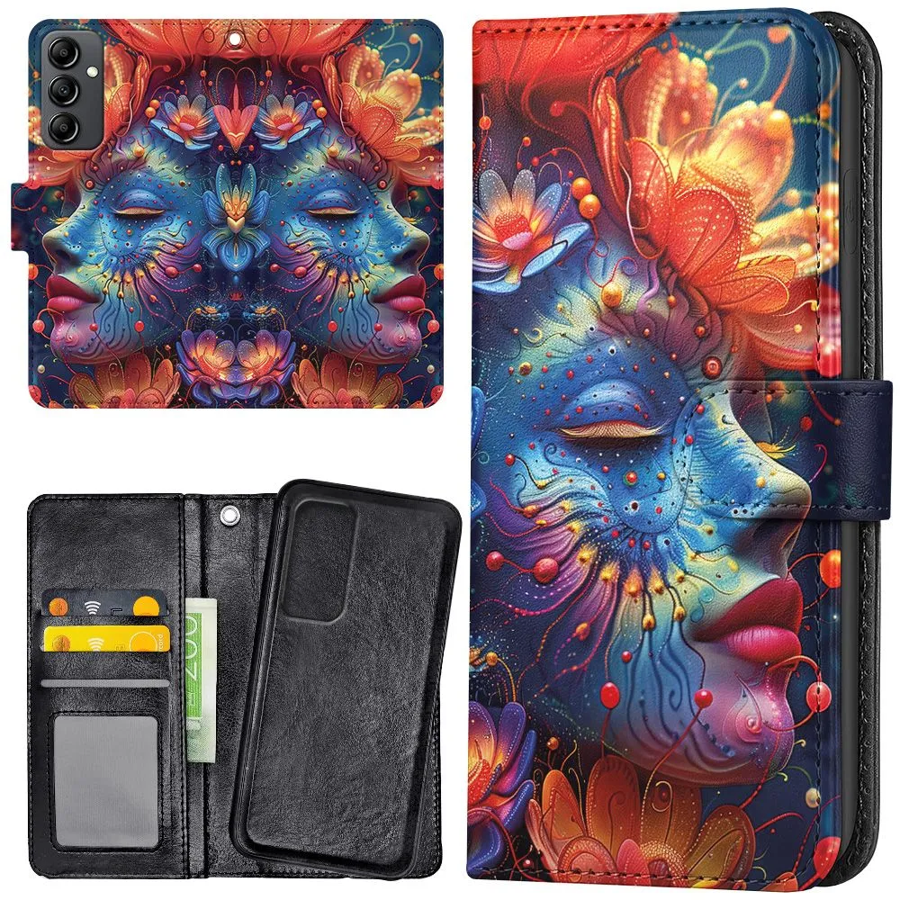 Samsung Galaxy A54 - Lommebok Deksel Psychedelic
