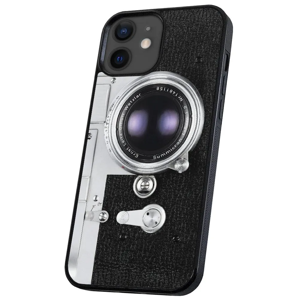 iPhone 12 Mini - Deksel/Mobildeksel Retro Kamera