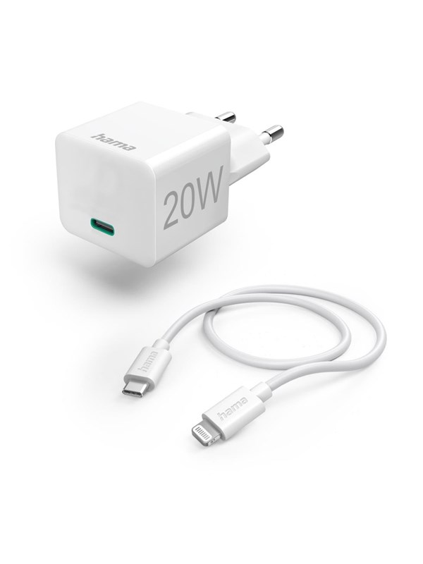 Hama Fast Charger 220V USB-C-Lightning