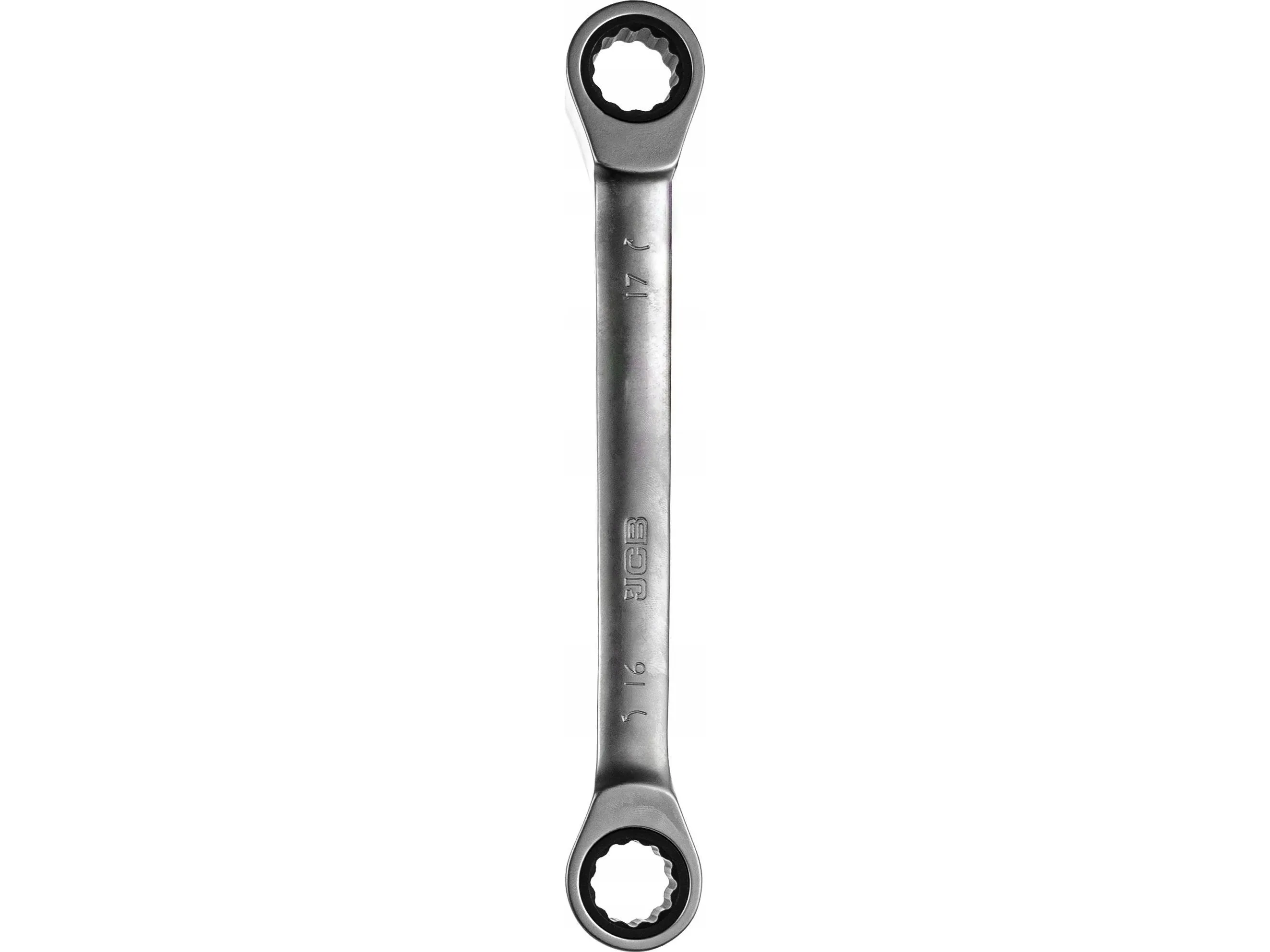 JCB dobbel ringnøkkel med skralle 16x17 mm