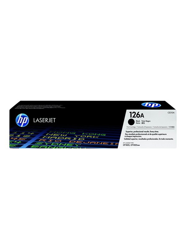 HP 126A / CE310A Black Toner - Laser toner Svart